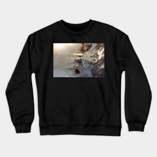 A hole in the ice Crewneck Sweatshirt